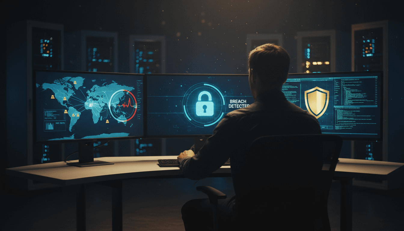 Cyber-Defense security monitoring dashboard