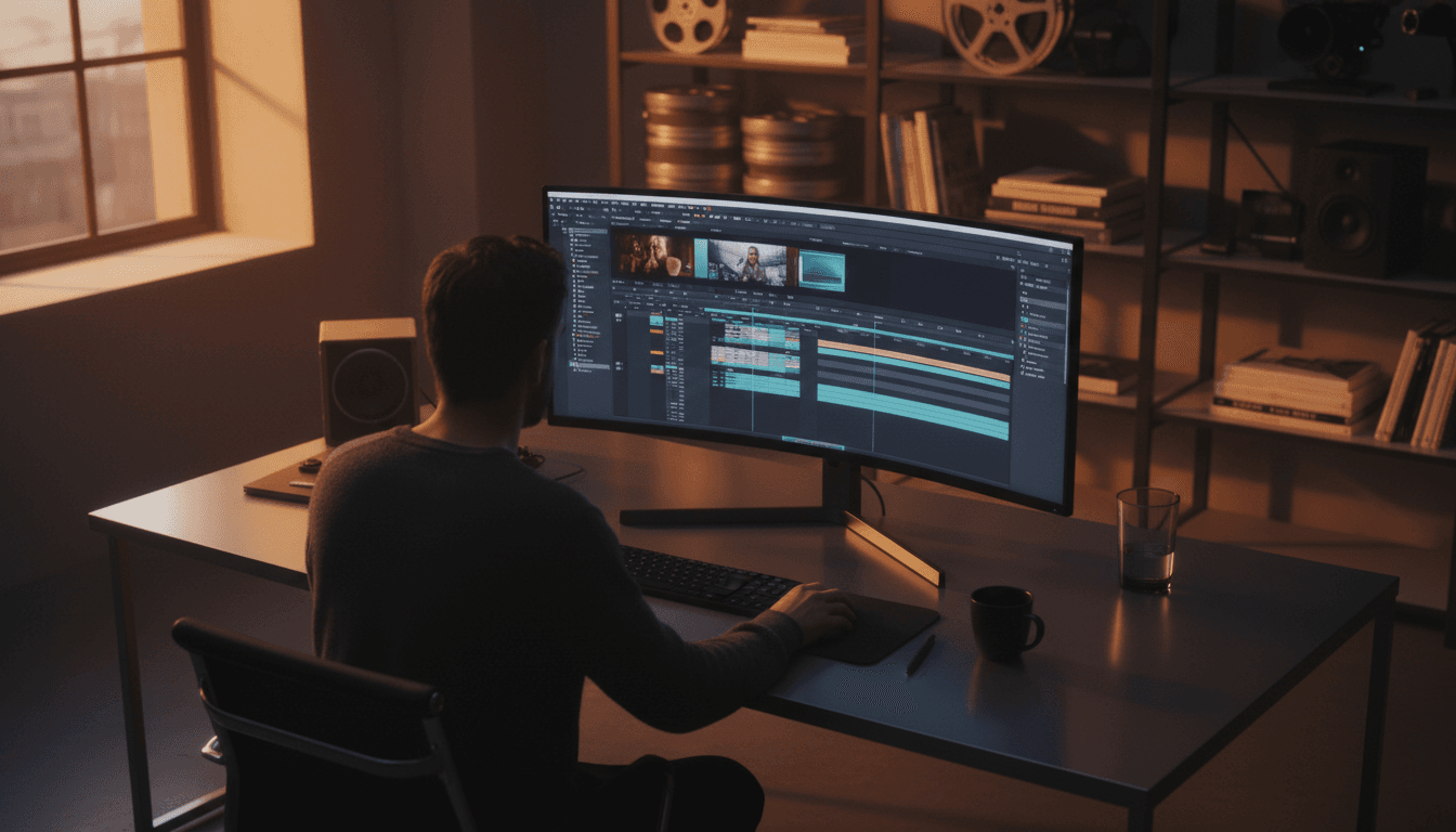 AI Media Studio video generation workspace